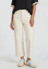 Vero Moda Kayla 7/8 Wide Leg Jeans, Snow White