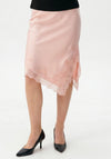Vero Moda Rita Lace Detail Midi Skirt, Pink