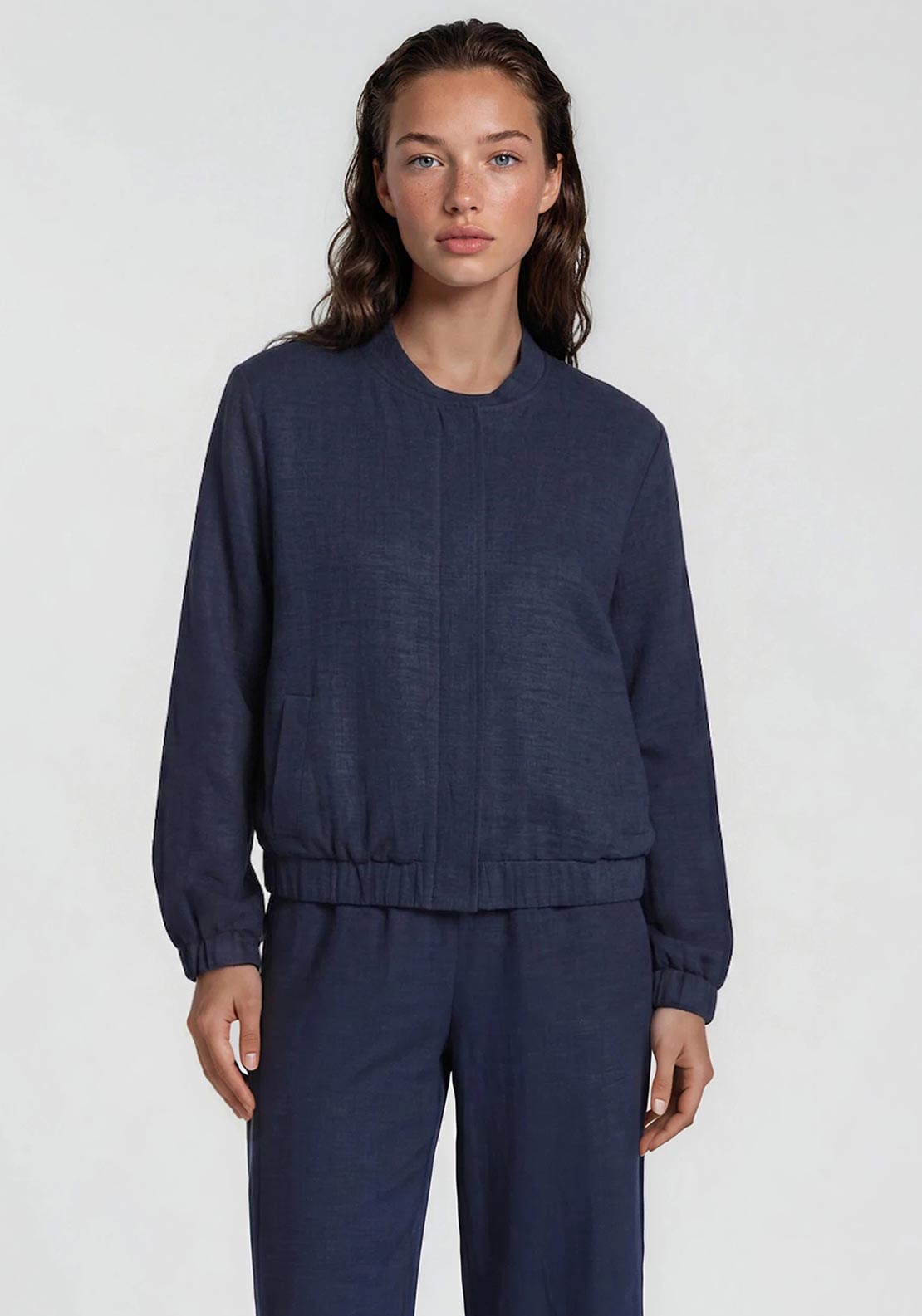 Vero Moda Laney Bomber Jacket, Navy