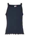 Vero Moda Girl Lavender Rib Vest Top, Navy Blazer