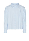 Vero Moda Girl Pinny Long Sleeve Stripe Shirt, Blue