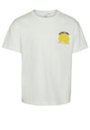 Vero Moda Girl Lemon Skelly Short Sleeve Tee, Snow White