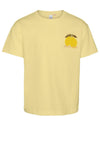 Vero Moda Girl Lemon Skelly Short Sleeve Tee, Mellow Yellow