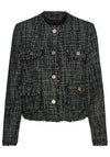 Vero Moda Dea Boucle Short Jacket, Black