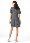 Vero Moda Alba Spot Print Shirt Dress, Navy Blazer