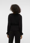 Vero Moda Dora Frill Detail Blouse, Black
