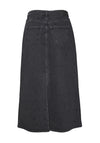 Vero Moda Tessa Rhinestone Embellished Denim Maxi Skirt, Black