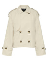 Vero Moda Chloe Short Trench Coat, Beige