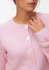 Vero Moda Wish Knit Fitted Cardigan, Pink