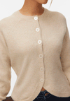 Vero Moda Wish Knit Fitted Cardigan, Beige