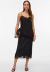 Vero Moda Julia Asymmetrical Tail Top, Black