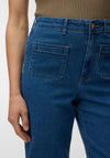 Vero Moda Kayla High Waisted Wide Leg Jeans, Blue