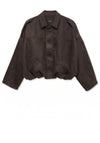 Vero Moda Hazel Faux Suede Bomber Jacket, Brown