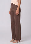 Vero Moda Tessa High Waist Cropped Jeans, Tan