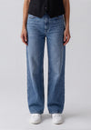 Vero Moda Kamil Straight Wide Leg Jeans, Blue