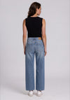 Vero Moda Kamil Straight Wide Leg Jeans, Blue