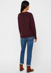 Vero Moda Doffy Knit Jumper, Wine