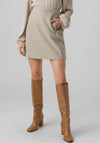 Vero Moda Allison High Waist Short Skirt, Light Grey