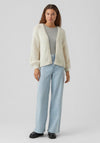 Vero Moda Maybe Open Knitted Cardigan, Cream
