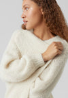 Vero Moda Maybe Open Knitted Cardigan, Cream