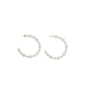 Vero Moda Maja Pearl Hoop Earrings, Gold