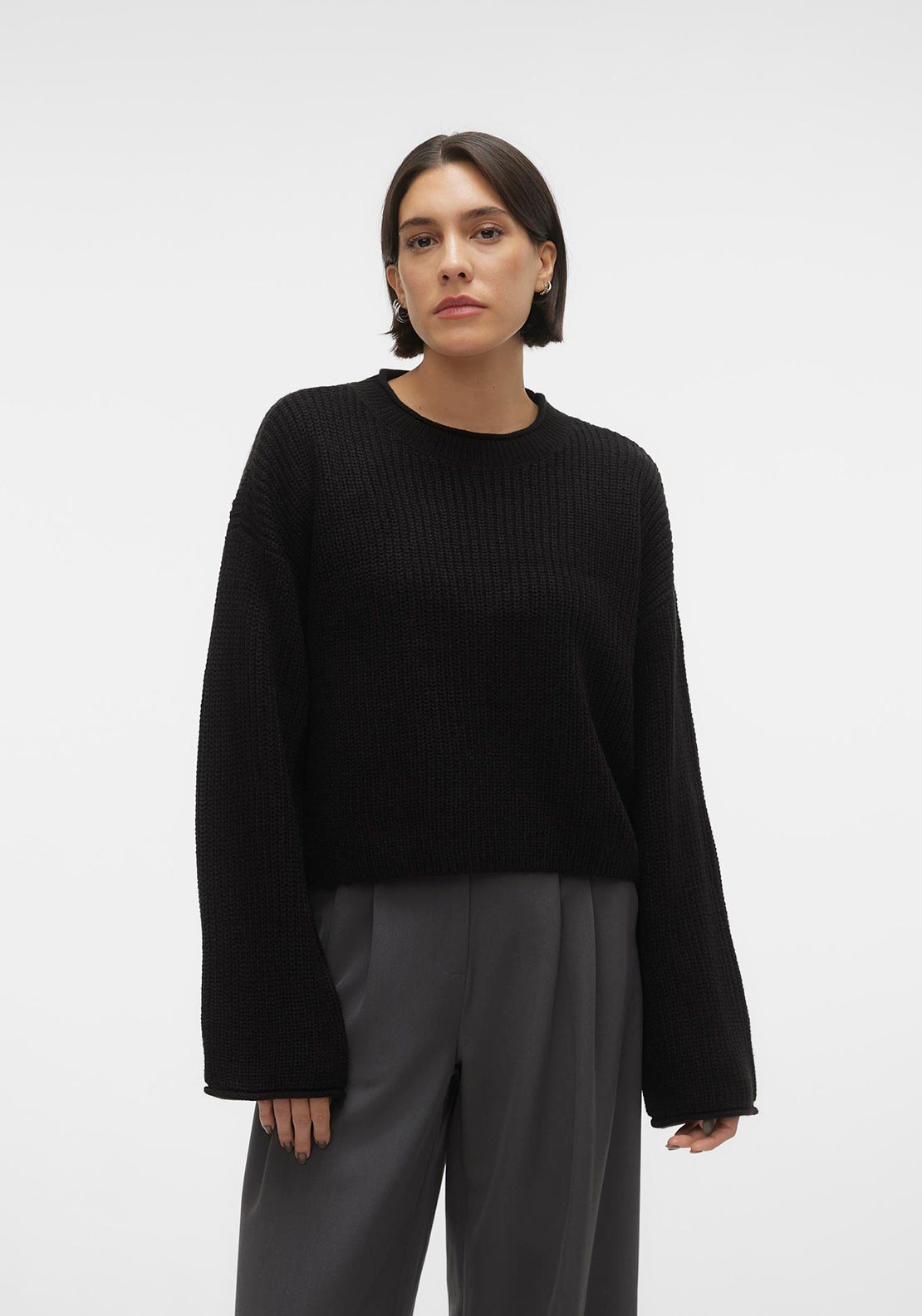 Vero Moda Sayla Knitted Sweater, Black