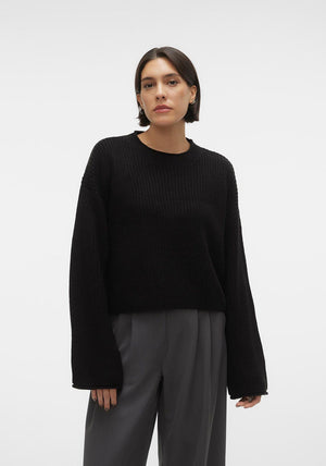 Vero Moda Sayla Knitted Sweater, Black