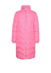 Vero Moda Liga Quilted Long Coat, Sachet Pink