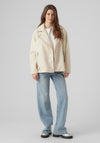 Vero Moda Emmy Soft Touch Biker Jacket, Oatmeal