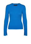 Vero Moda Gold Rib Sweater, French Blue