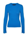 Vero Moda Gold Rib Sweater, French Blue