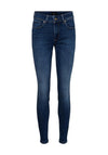 Vero Moda Embrace Midrise Push Up Skinny Jean, Medium Blue Denim