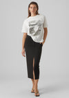 Vero Moda Lacey Tailored Midi Skirt, Black