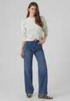 Vero Moda Leonor Striped Knit Jumper, Birch