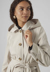 Vero Moda Chelsea Trench Coat, Cream