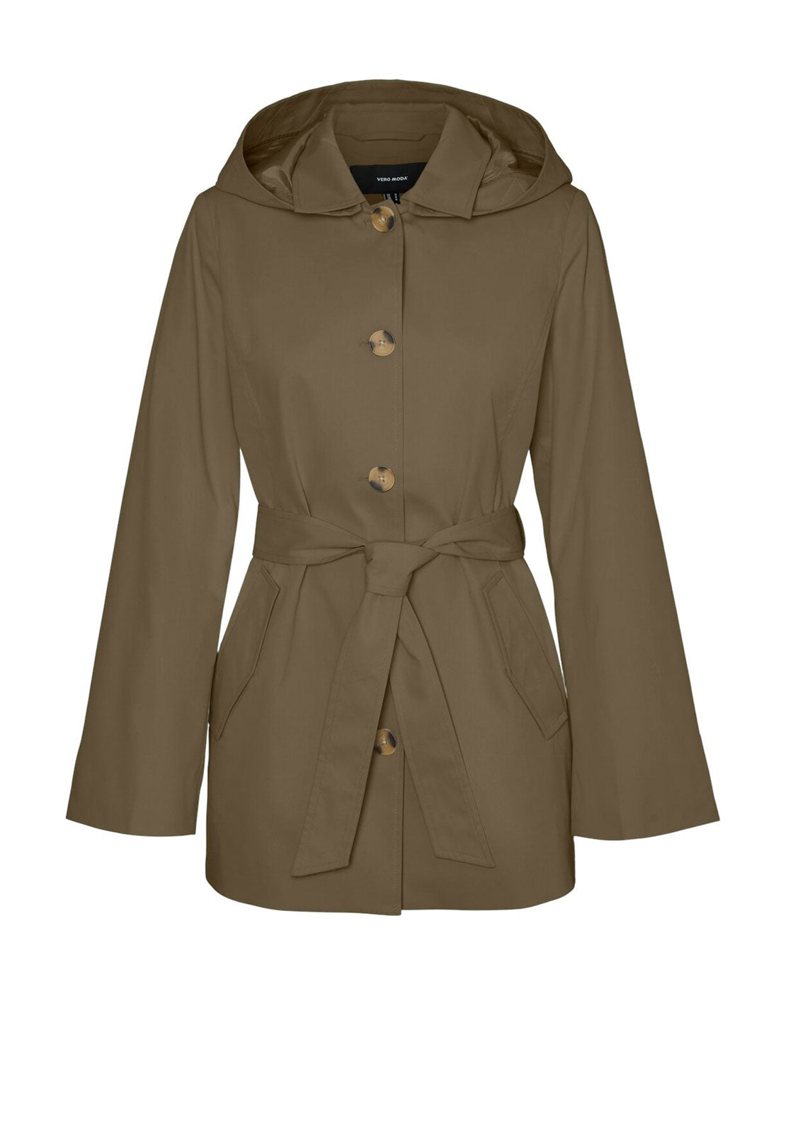 Vero Moda Chelsea Trench Coat, Green