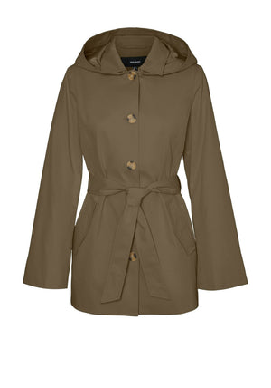 Vero Moda Chelsea Trench Coat, Green