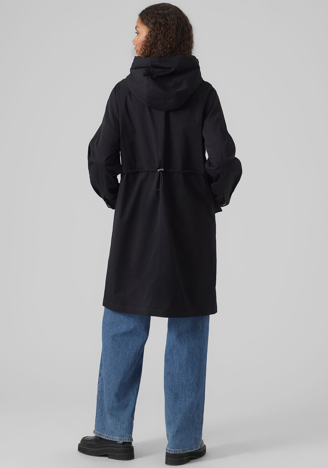 Vero Moda Chelsea Parka Coat, Black