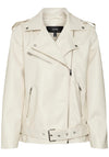 Vero Moda Ramon Paula Coated Jacket, Oatmeal