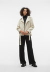 Vero Moda Ramon Paula Coated Jacket, Oatmeal