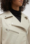 Vero Moda Ramon Paula Coated Jacket, Oatmeal