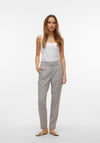 Vero Moda Wendy Pinstripe Tapered Trousers, Mourning Dove