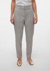 Vero Moda Wendy Pinstripe Tapered Trousers, Mourning Dove