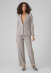 Vero Moda Wendy Pinstripe Slim Fit Blazer, Mourning Dove
