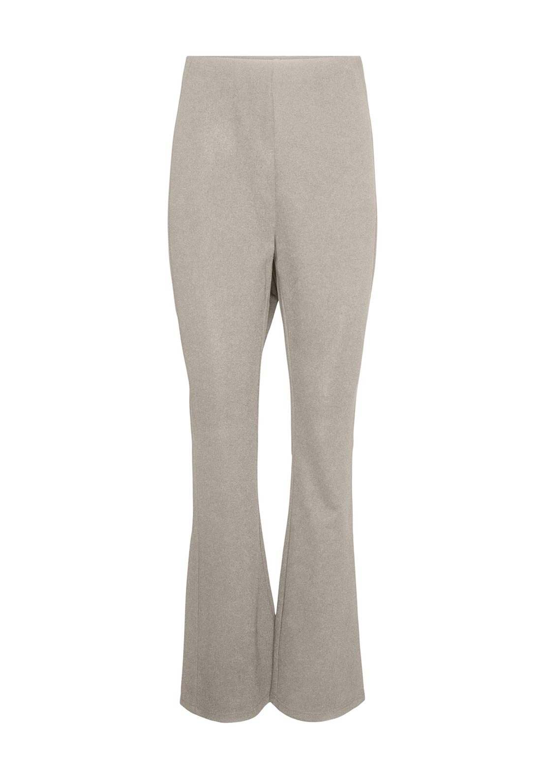 Vero Moda Liva High Rise Flared Trousers, Silver Lining