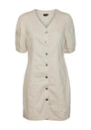 Vero Moda Wild Gena Denim Dress, Pumice Stone