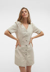 Vero Moda Wild Gena Denim Dress, Pumice Stone