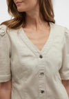 Vero Moda Wild Gena Denim Dress, Pumice Stone