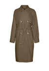 Vero Moda Doreen Long Trench Coat, Capers