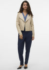 Vero Moda Riley Rio Short Coated Jacket, Beige